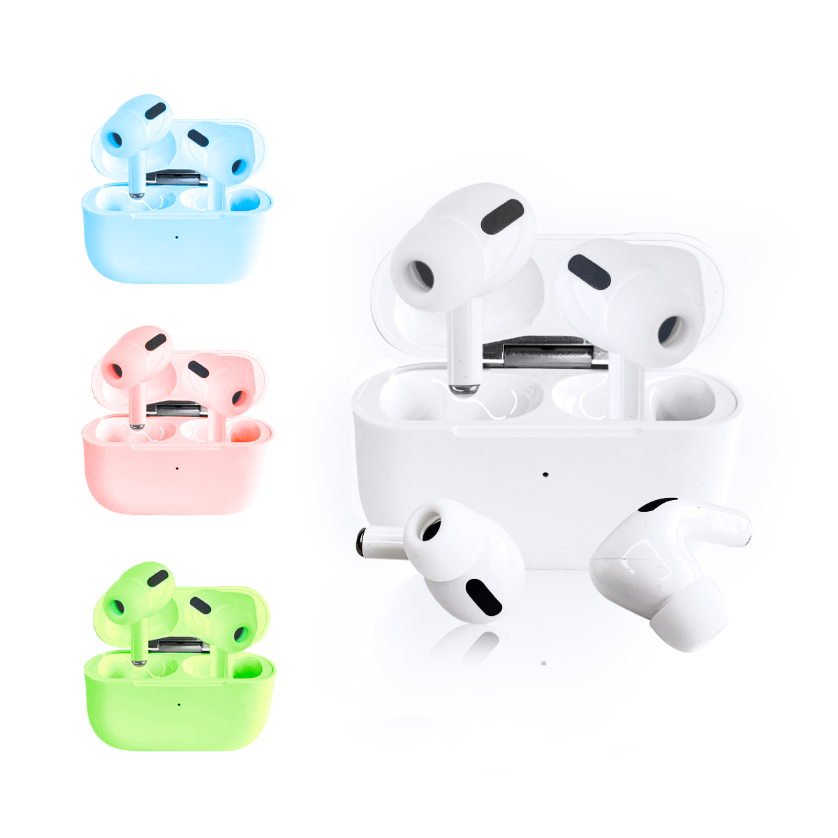 Soft Gel EarBuds with Charging Case